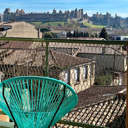 Duplex 70M2 - Vue Cite Medievale - Parking Gratuit Carcassonne Extérieur photo