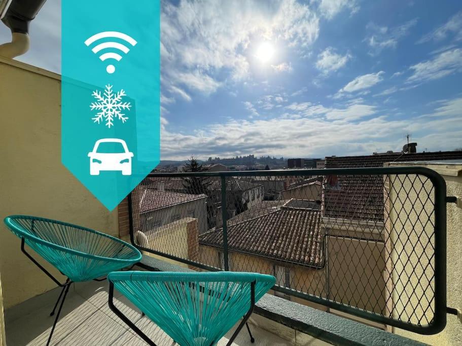 Duplex 70M2 - Vue Cite Medievale - Parking Gratuit Carcassonne Extérieur photo