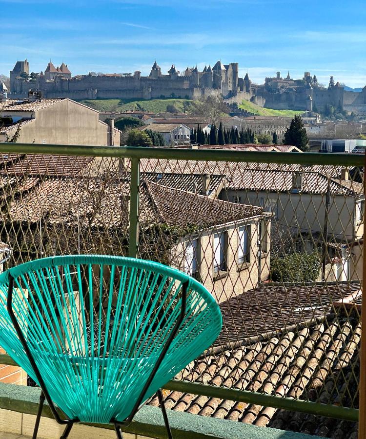 Duplex 70M2 - Vue Cite Medievale - Parking Gratuit Carcassonne Extérieur photo